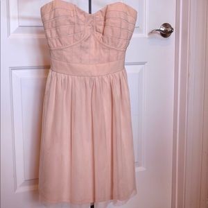 BCBG GENERATION nude dress
